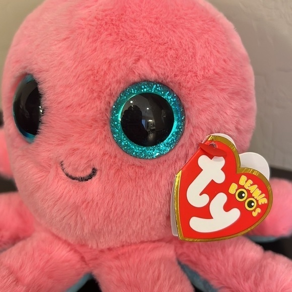 TY Beanie Boos soft plush toy, Sheldon octopus, NWT - Picture 3 of 14